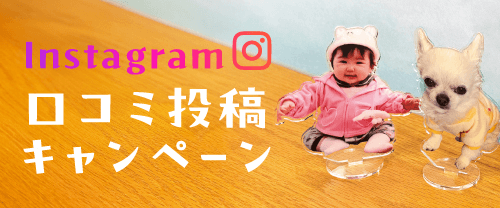 instagram　口コミ投稿キャンペーン 2025年1月13日（月）まで