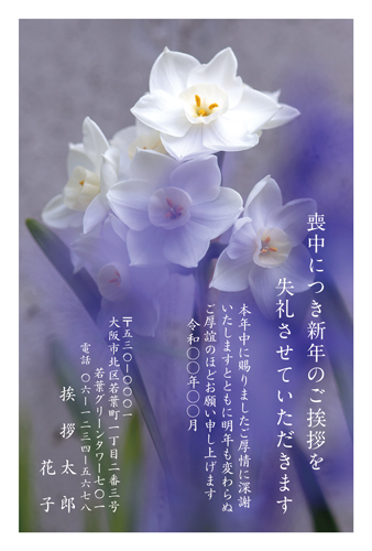 喪中はがき【M01C227】