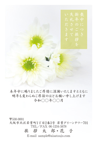 喪中はがき【M01C233】