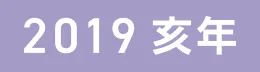 2019 亥年